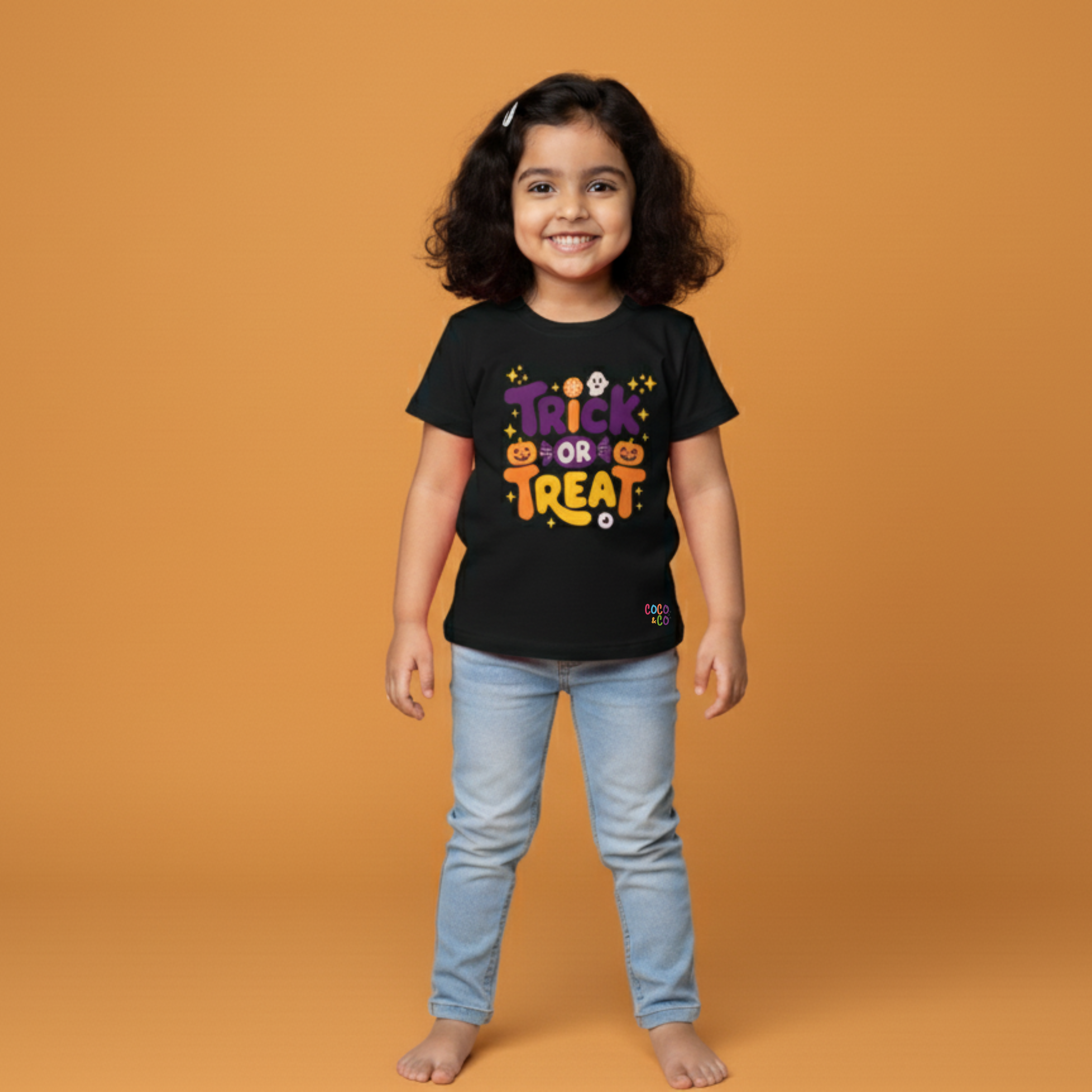 Trick or Treat Tee – Black