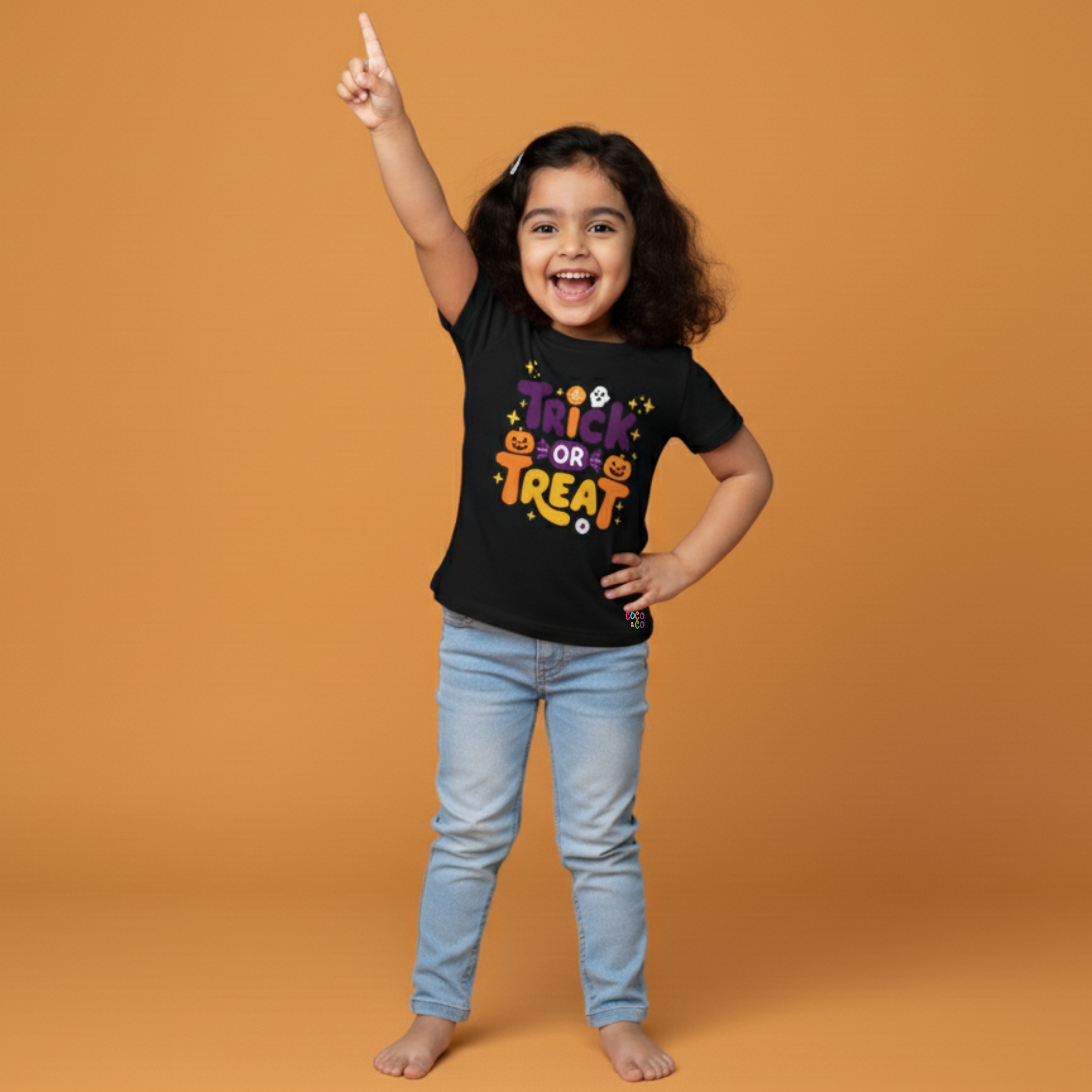 Trick or Treat Tee – Black